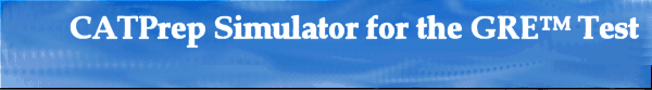 GRADUATE RECORD EXAMINATIONS ™ Software Header