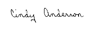 Cindy's Signature